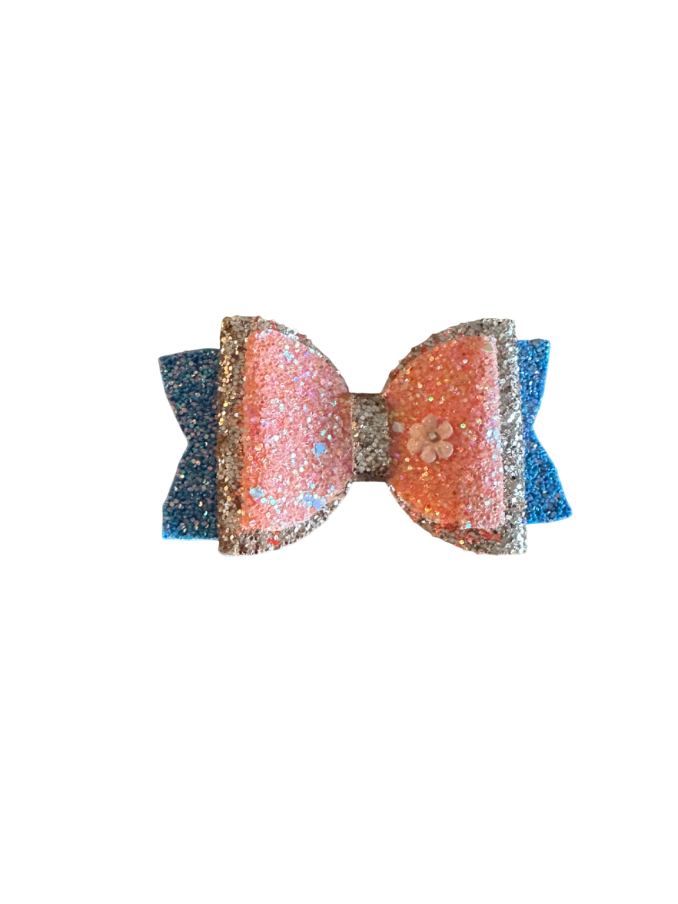 Ocean Princess Faux Leather Bow