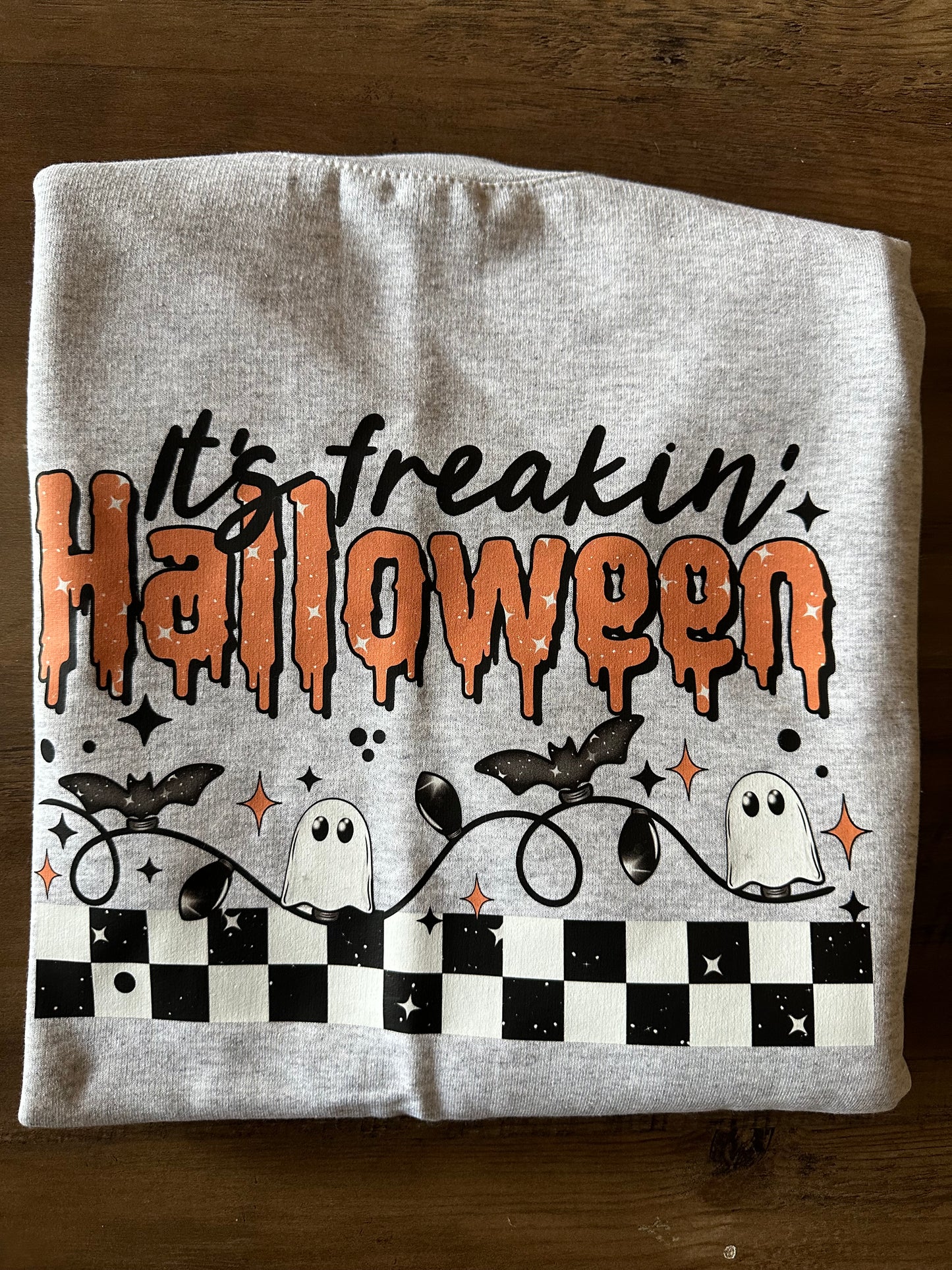 It’s Freakin’ Halloween Gray Crewneck